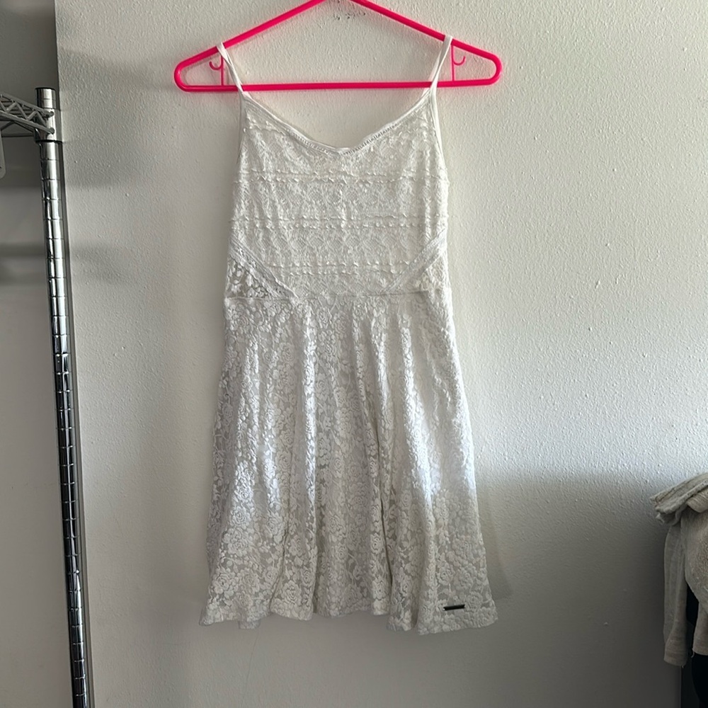 Abercrombie & Fitch white lace dress size small